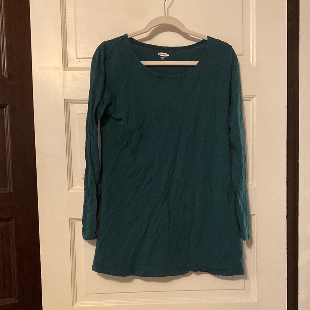 *BOGO closet deal* Old Navy Teal  maternity Long Sleeve Tunic